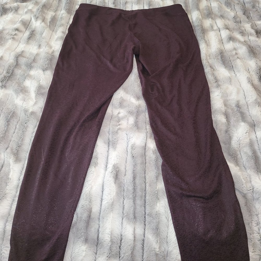 Champion Duo-dry Purple Metallic Leggings